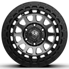 MH010 17"-MATTE BLACK GRAPHITE MACHINE FACE thumbnail