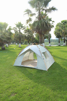 Two doors and two windows off-white 4-person tent thumbnail