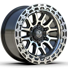 MH009 17"-MATTE BLACK MACHINE FACE thumbnail