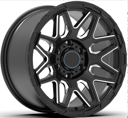 T-257 17"-Matt Black+Milling Windows