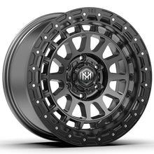 MH010 18"-MATTE BLACK GRAPHITE MACHINE FACE thumbnail