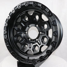 T-178 17''18''-Matt Black/Gloss Black Machine Face+Red Line thumbnail