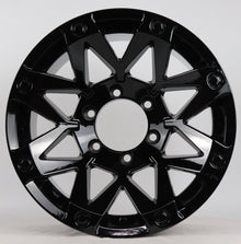T-126 16"-Matt Black+Milling Spoke thumbnail