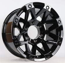 T-126 16"-Matt Black+Milling Spoke thumbnail
