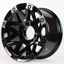 T-126 16"-Matt Black+Milling Spoke thumbnail