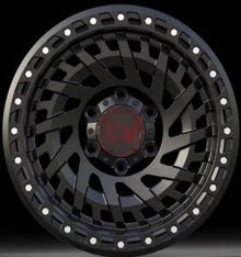 T-195 17"-Matt Black+Silver Rivet thumbnail