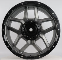 T-198 20"-Matt Black+Milling Windos+Milling Rivets thumbnail